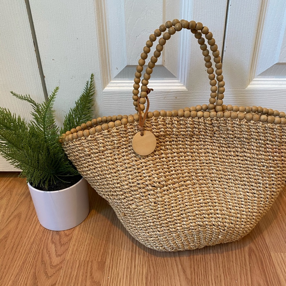 VINTAGE BEACH BAG!!